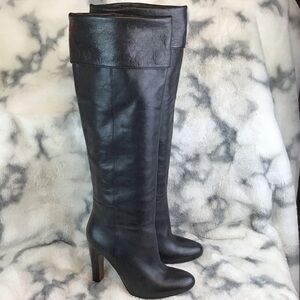Coach Black Over-the-Knee Leather Boots